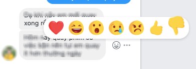 Nút Dislike xuất hiện trên Facebook, nhưng cụ thể là chủ trong tính năng Messenger.