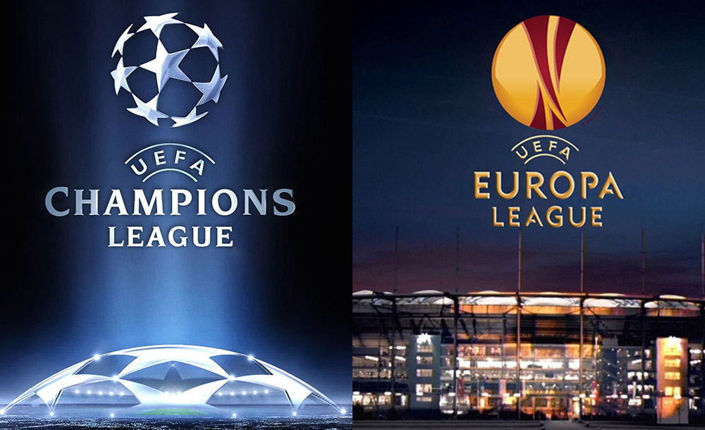 Image result for europa league and champions League