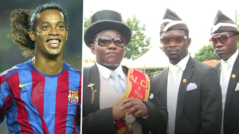 Nhóm vũ công khiêng quan tài muốn đưa Ronaldinho đến nơi an nghỉ cuối cùng