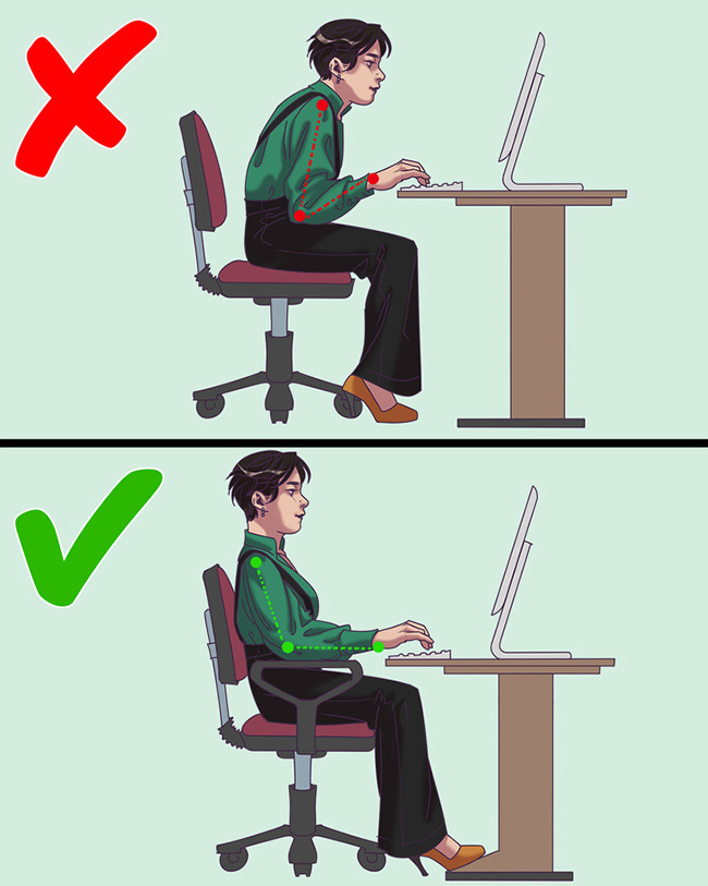 Đừng để 10 thói quen xấu này làm hại sức khoẻ khi ngồi văn phòng - Ảnh 8. Đừng để 10 thói quen xấu này làm hại sức khoẻ khi ngồi văn phòng - Ảnh 8.