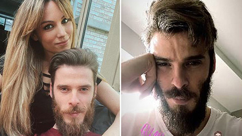 De Gea để râu khiến fan tưởng nhầm bố của bạn gái