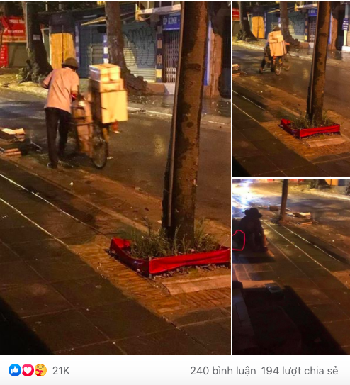 Chiếc bánh bao nóng của người bán hàng rong trong đêm mưa ở Hà Nội và câu chuyện phía sau khiến nhiều người xúc động mạnh - Ảnh 1. Chiếc bánh bao nóng của người bán hàng rong trong đêm mưa ở Hà Nội và câu chuyện phía sau khiến nhiều người xúc động mạnh - Ảnh 1.