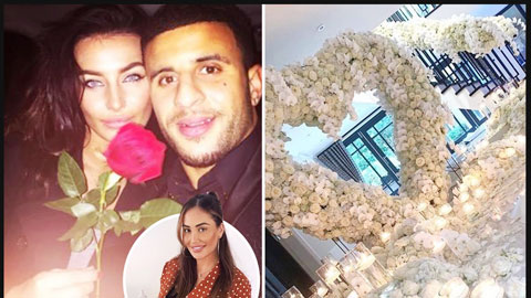 Kyle Walker cầu hôn... bồ cũ
