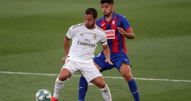 bóng đá, bong da, bóng đá hôm nay, real madrid, real madrid vs eibar, real madrid 3-1 eibar, eibar, hazard, benzema