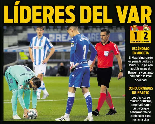 Papers react as Barcelona lose La Liga lead - Bóng Đá