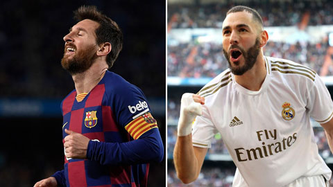 Bùng cháy đua song mã Pichichi giữa Messi và Benzema