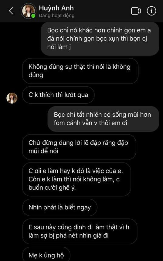 Huỳnh Anh đáp trả anti-fan về nghi vấn dao kéo: Mình thích thì làm đẹp cho mình thôi, nhưng phải qua 25 tuổi mới đi phẫu thuật thẩm mỹ - Ảnh 7. Huỳnh Anh đáp trả anti-fan về nghi vấn dao kéo: Mình thích thì làm đẹp cho mình thôi, nhưng phải qua 25 tuổi mới đi phẫu thuật thẩm mỹ - Ảnh 7.
